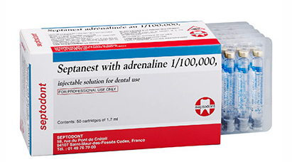 ANESTHESIE SEPTANEST 1/100.000
